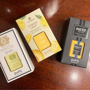 Pura Lemon Verbena, Lemon Leaf, Amalfi Lemon & Mint Refills